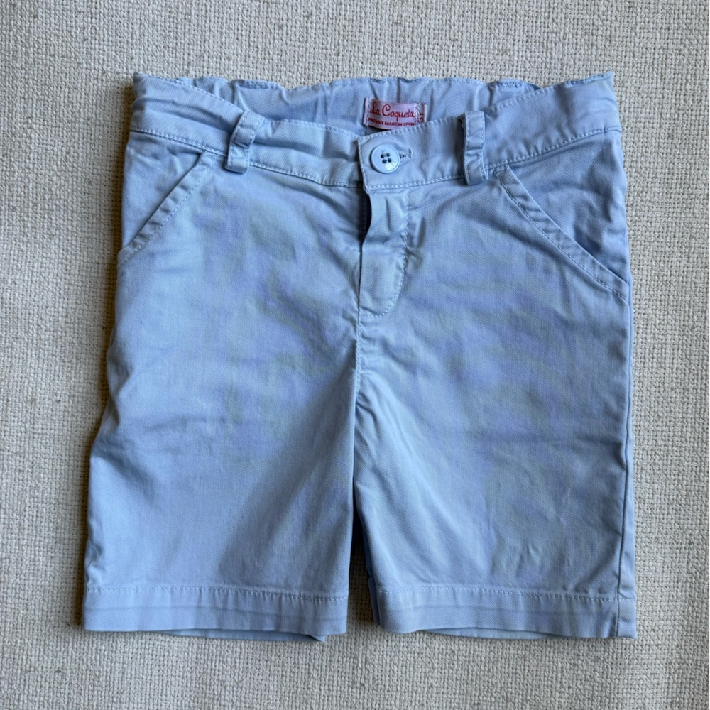 La Coqueta light blue Bocusi shorts, 3T